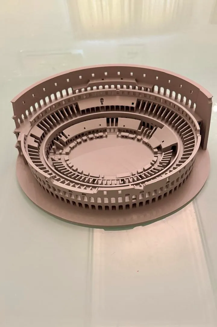 Colosseum Scale Model — architecture 3D printed in PLA, Stone Finish by NUQTAH3D, Riyadh