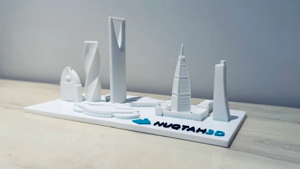 Riyadh Skyline Miniature — Architecture 3D printed by NUQTAH3D in Riyadh, Saudi Arabia