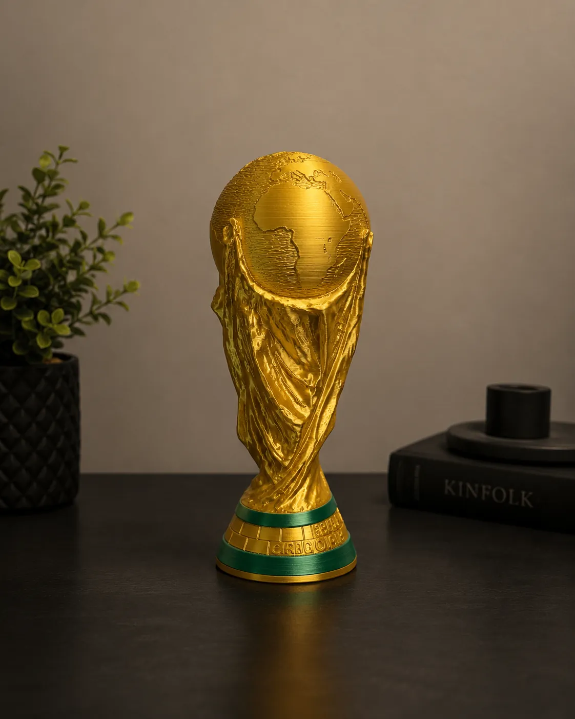 WorldCup Award Trophy Series — Corporate Displays 3D printed by NUQTAH3D in Riyadh, Saudi Arabia